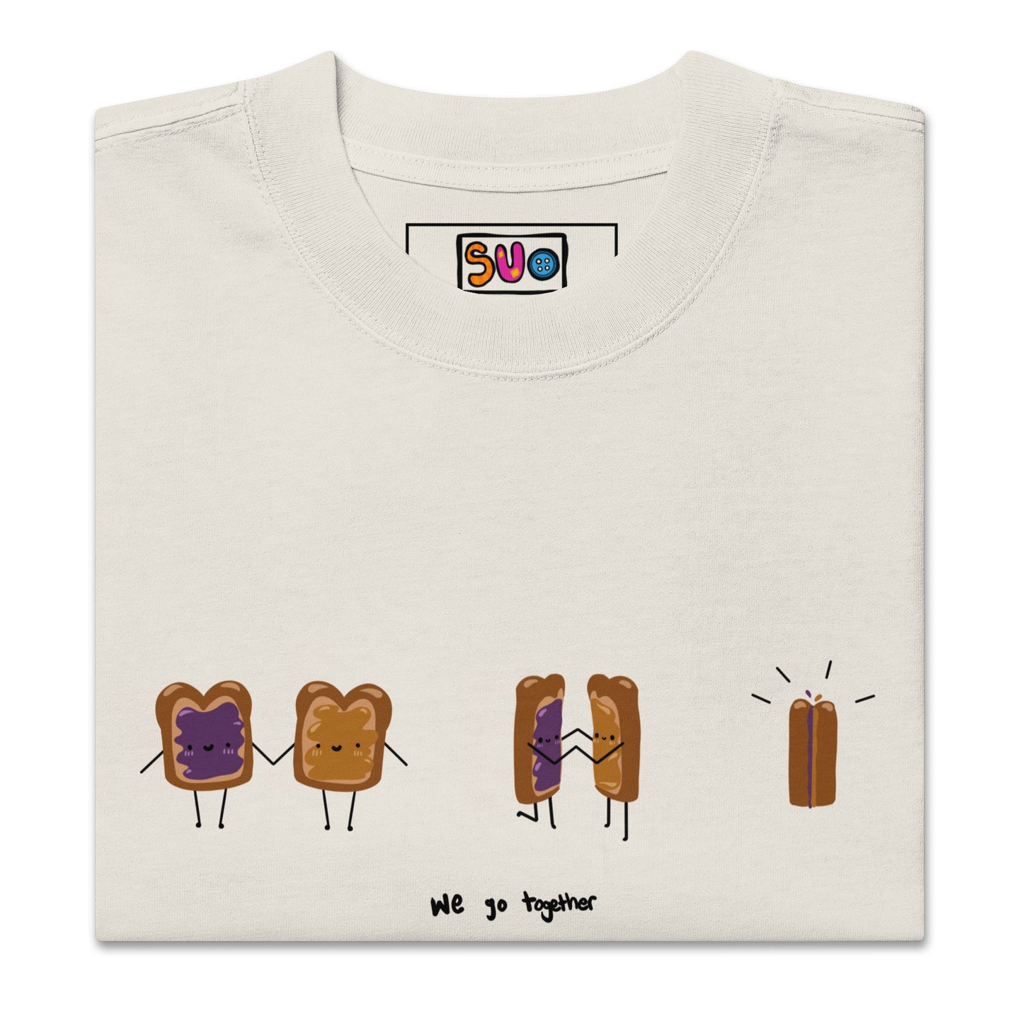 We go together like PB&J Matching T-shirt (Oversized)